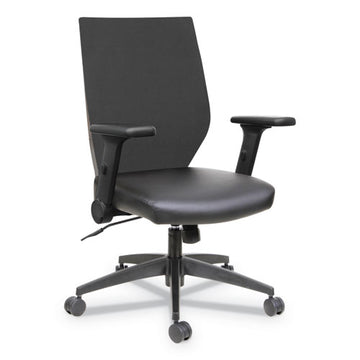 Alera® Alera Eb-t Series Synchro Mid-back Flip-arm Chair, Supports Up To 275 Lb, 17.71" To 21.65" Seat Height, Black freeshipping - TVN Wholesale